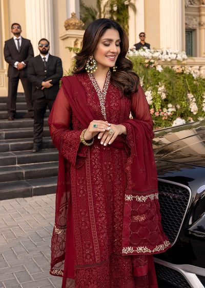 Embroidered Chiffon Suit