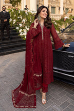 Embroidered Chiffon Suit