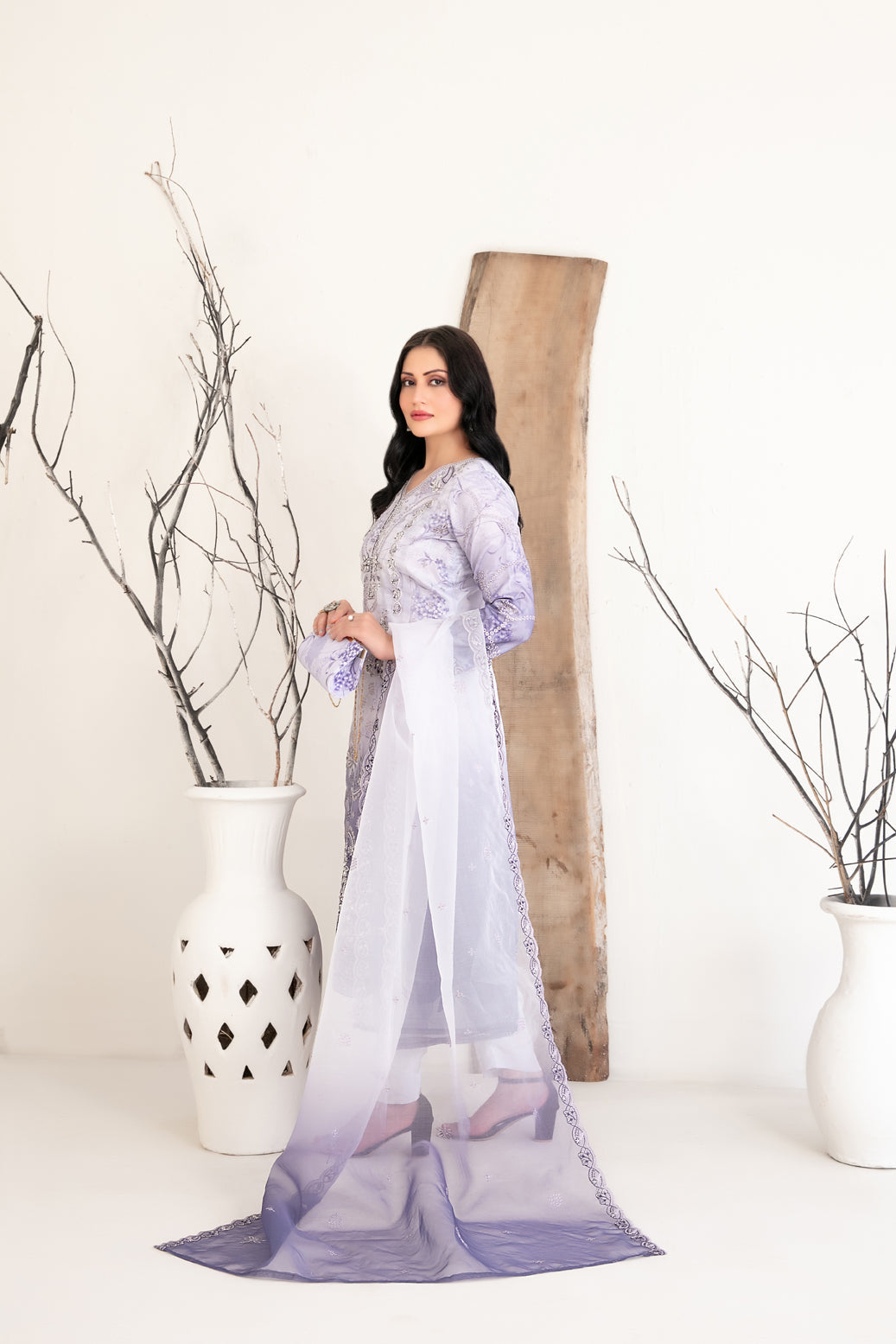 Tawakkal Fabrics 3-Piece Stitched Organza Collection –
