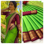 Traditional Silk Saree For Women (Unstitched)
