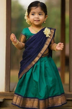 Adorable Kids Silk Saree Collection (Unstitched)
