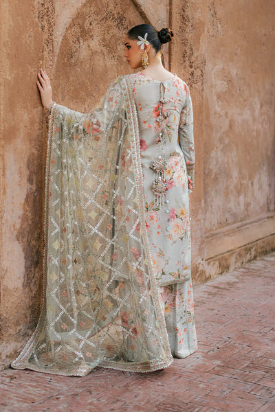 03-PIECE EMBROIDERED LAWN WITH HEAVY EMBROIDERED NET DUPATTA