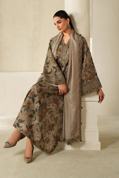 BAROUQE Shifli Work 4 SIDE APLIK DUPATTA LAWN SUIT READY TO WEAR