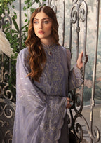 Afrozeh La Fuchsia Luxury Embroidered Formal Dress