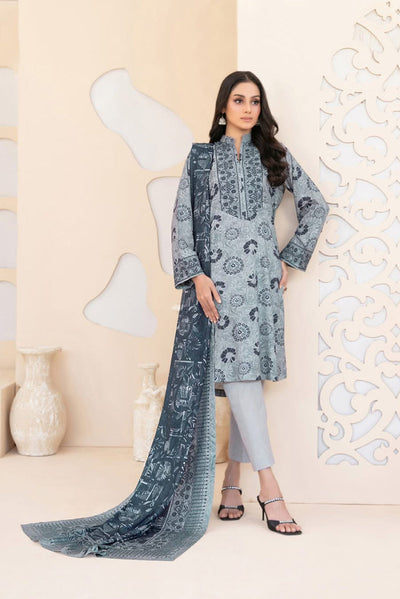 RAHAB by Tawakkal Fabrics –  3-Piece stitched Digital Printed Staple