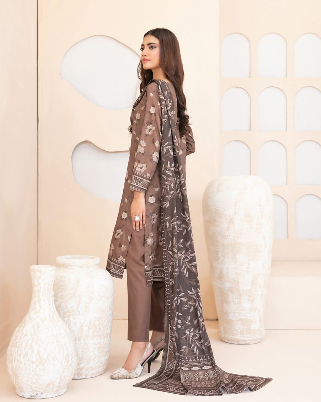 Stylish 3-Piece stitched Digital Printed Staple Collection