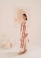 3  Piece Stitched  Dhanak suit  - Ready to Wear