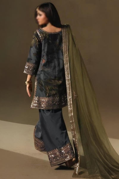 Three Pc Premium Lawn Suit With Printed Trouser