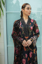 Nureh Lawn Embroidered 3 Piece Dress