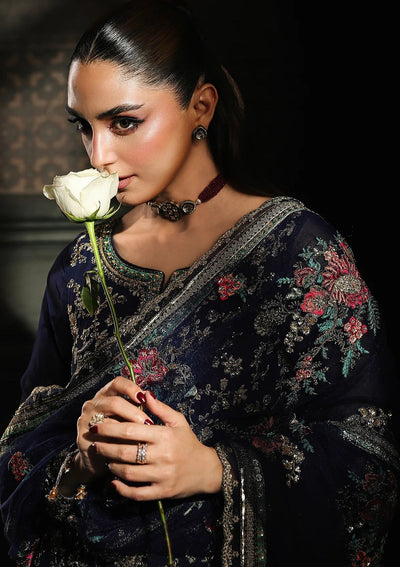 3-Piece Stitched Luxury Chiffon Suit