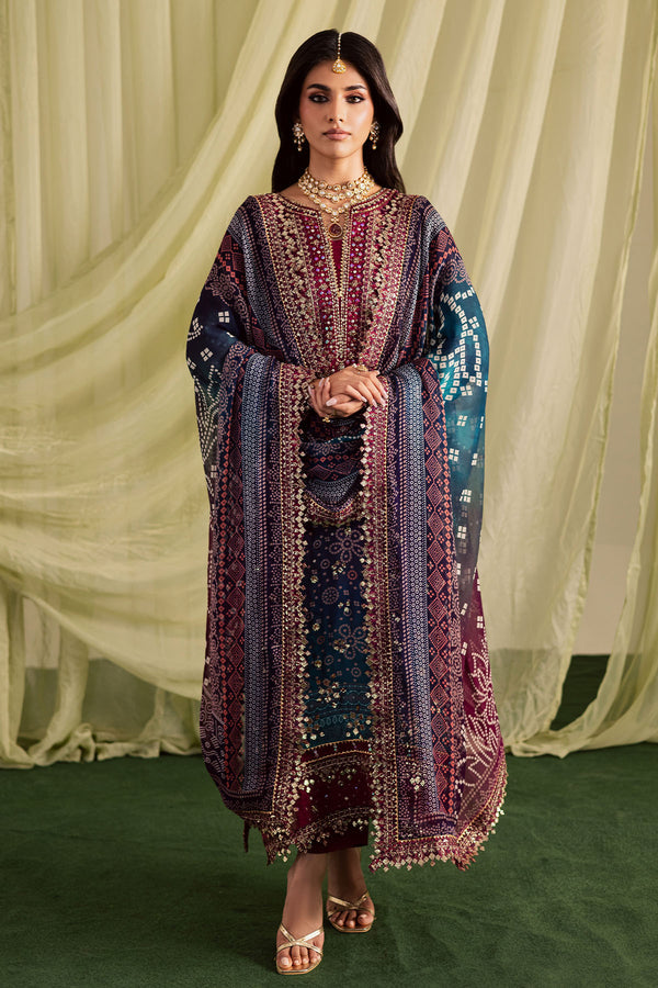 Embroidered Lawn 3 Piece Stitched Suit Ready To Wear
