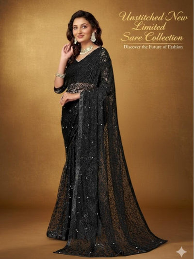 Inaaya Fabric Koleksi Saree Baru (Unstitched) – Limited Edition for Women