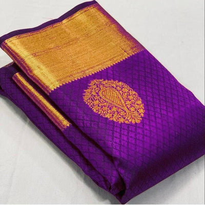 Silk Serenity Saree For Women (Unstitched)