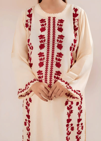 3  Piece Stitched  Dhanak suit  - Ready to Wear