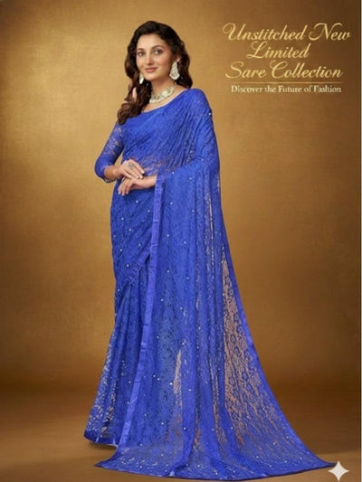 Inaaya Fabric Koleksi Saree Baru (Unstitched) – Limited Edition for Women