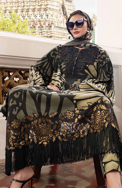 3  Piece Stitched  Lawn  Suit - Ready to Wear