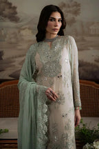 Chiffon  stitched  Embroidered Suit