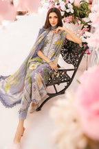 3 Piece Stitched Embroidered Lawn Suit