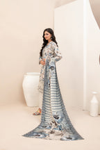 3 Piece stitched Lawn suit