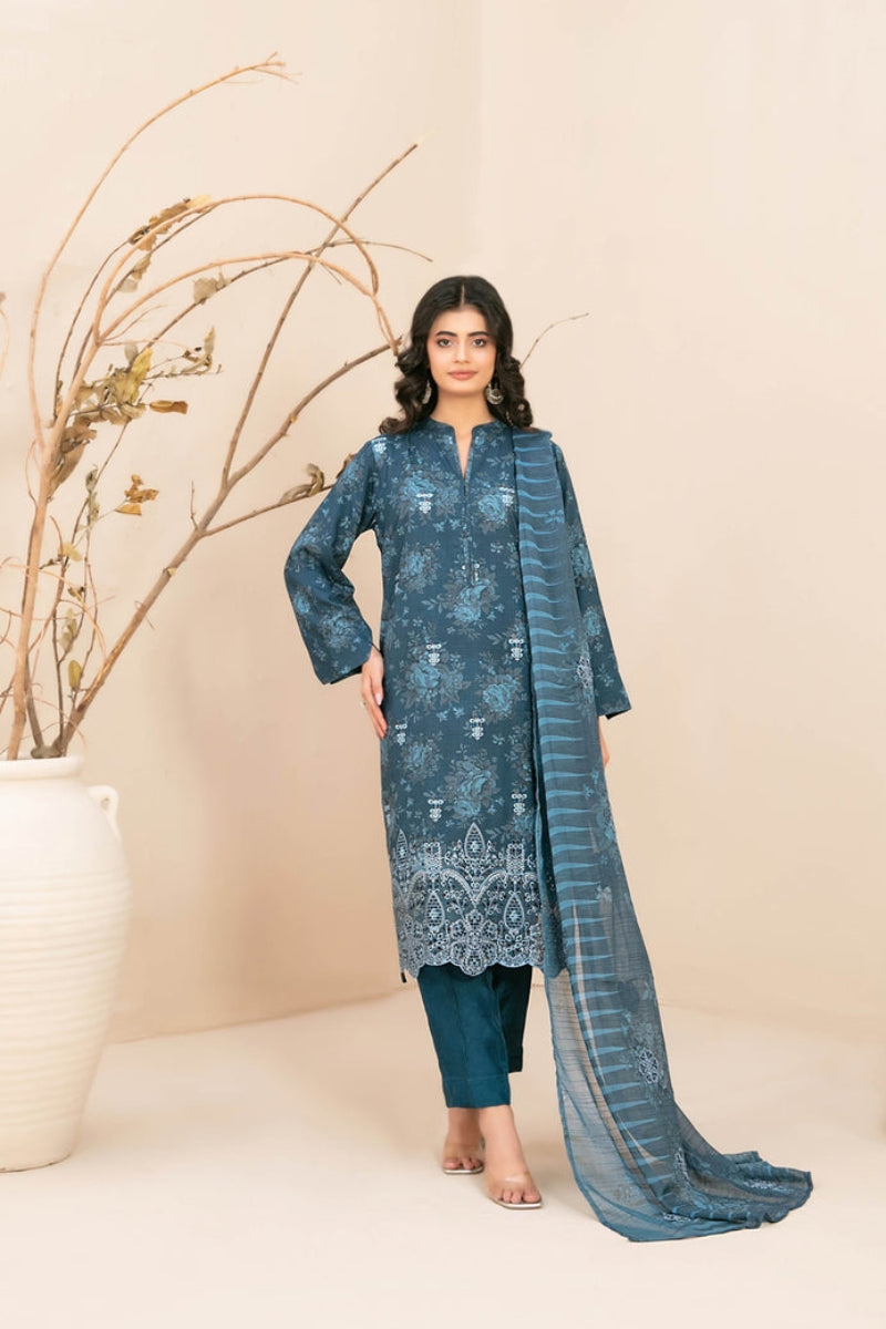 3 Piece Stitched  Lawn  By Alvira