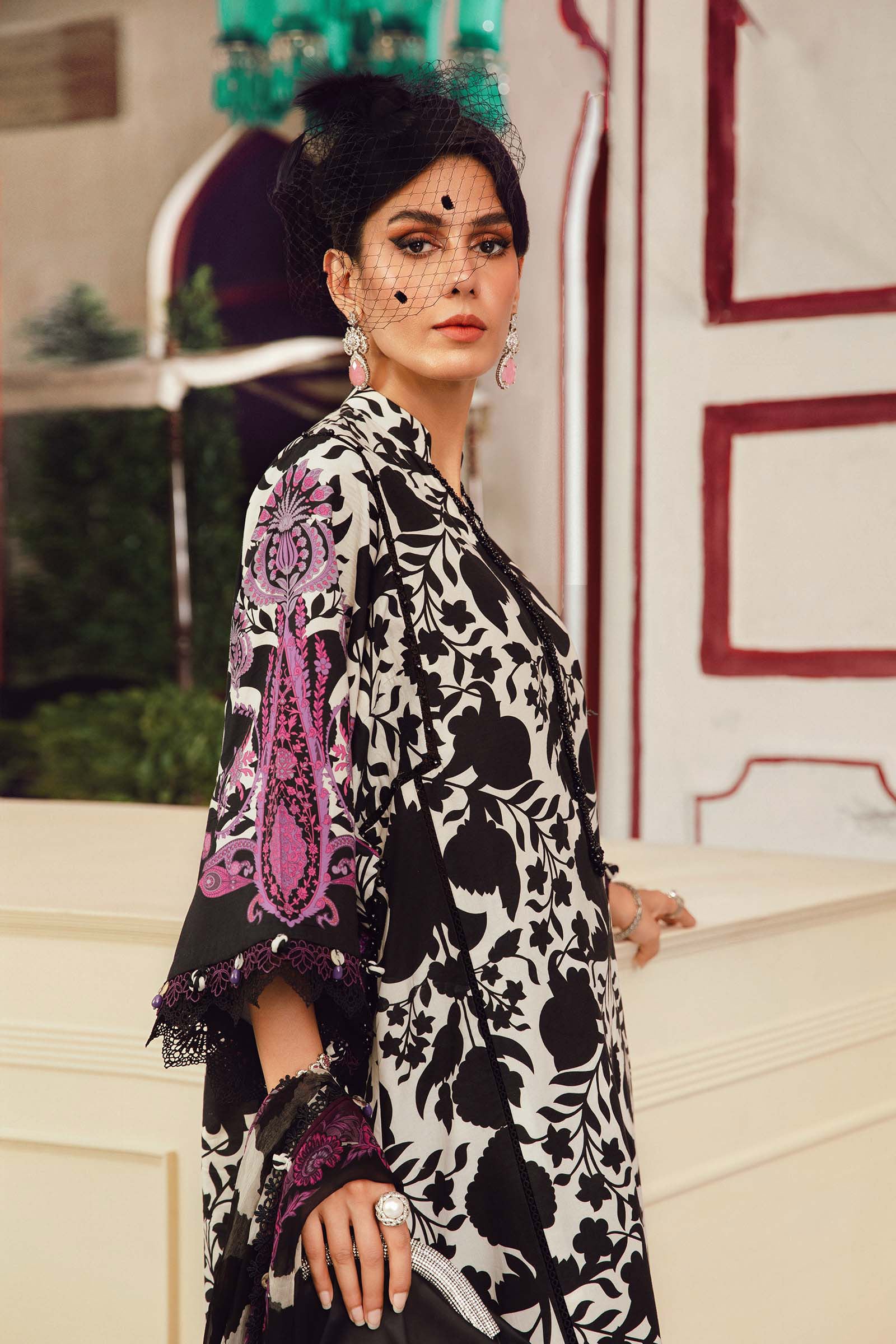 3 Piece Stitched Embroidered Printed Lawn Ready To Wear