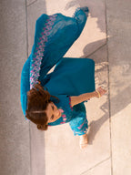 03-Piece Heavy Embroidered Chikankari Lawn Dress