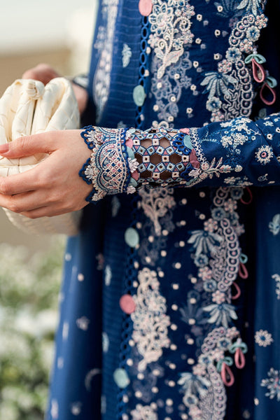 Qalamkar Embroidered Lawn 3-Piece Dress RTW
