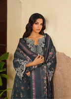 3 Piece Stitched Embroidered Lawn Suit Ready To Wear