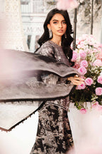 03-Piece Printed Lawn Embroidered Dress Ready To Wear