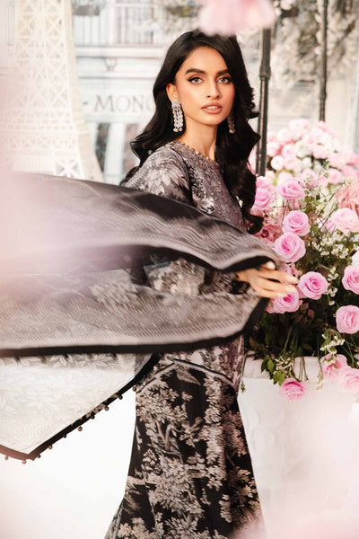 03-Piece Printed Lawn Embroidered Dress Ready To Wear