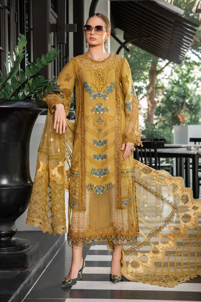 03-Piece Maria-B Lawn Dress Ready to Wear