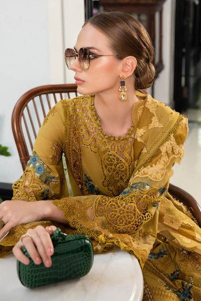03-Piece Maria-B Lawn Dress Ready to Wear