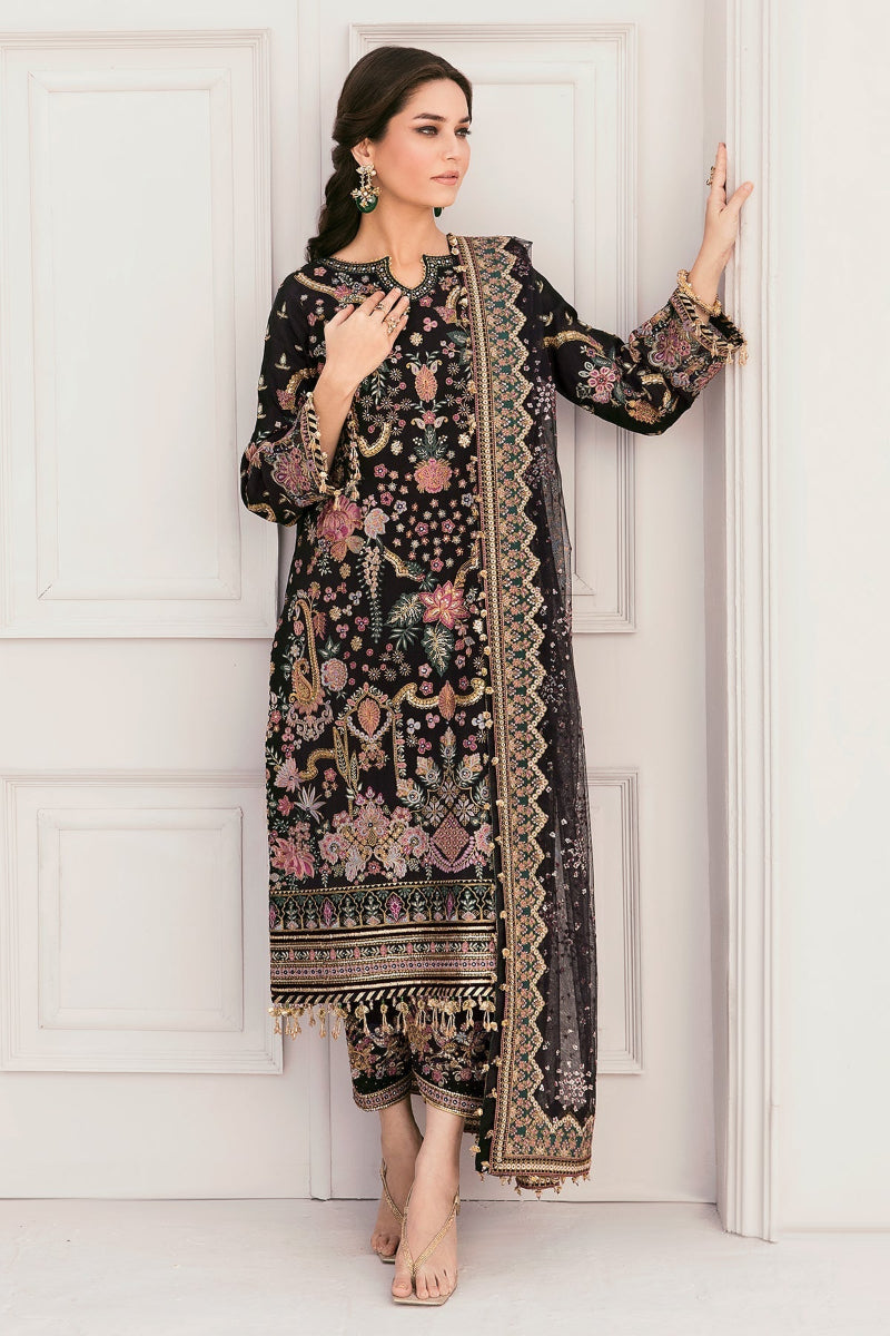 3 Piece Stitched  Silk Suit - Ready to Wear