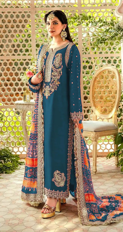 Georgette Embroidery Work Salwar Suit