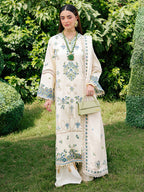 Heavy Embroidered Cotton Chikankari Suit Ready To Wear