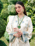 Heavy Embroidered Cotton Chikankari Suit Ready To Wear