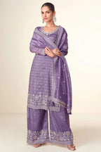 Premium Tissue Crush Sharara Style Suit