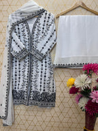 Festival Glow Georgette Ensemble