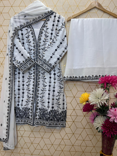 Festival Glow Georgette Ensemble