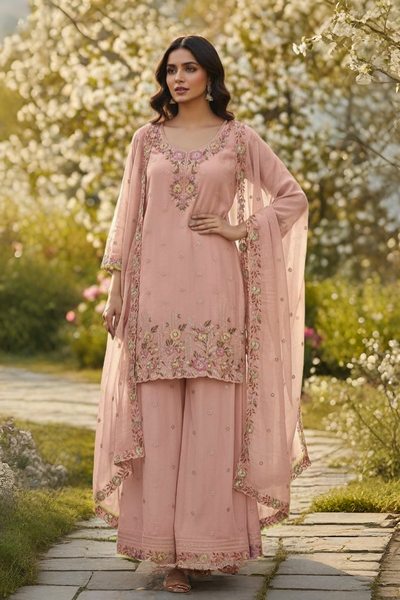 Heavy Chiffon 3-Piece Suit