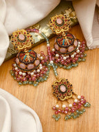 Elegant Turkish Jhumki Tikka Set