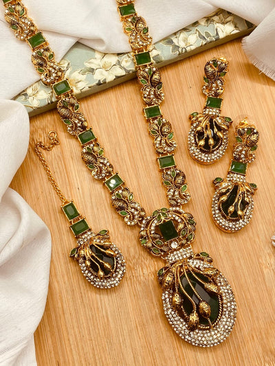 Stunning Turkish Mala Necklace & Earrings Set