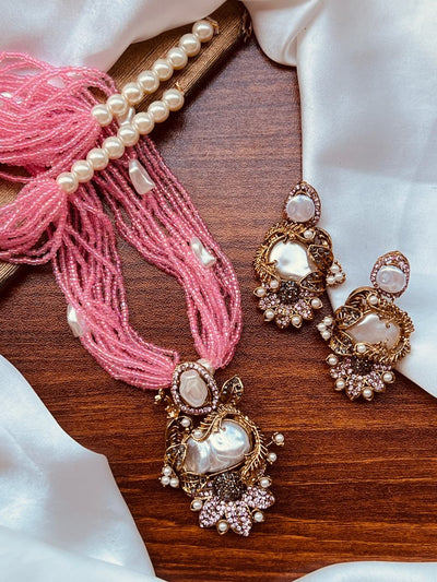 Majestic Turkish Mala & Earring Set