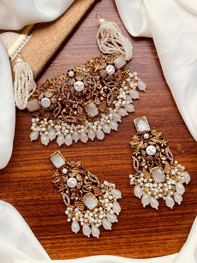 Premium Turkish Floral Choker Set