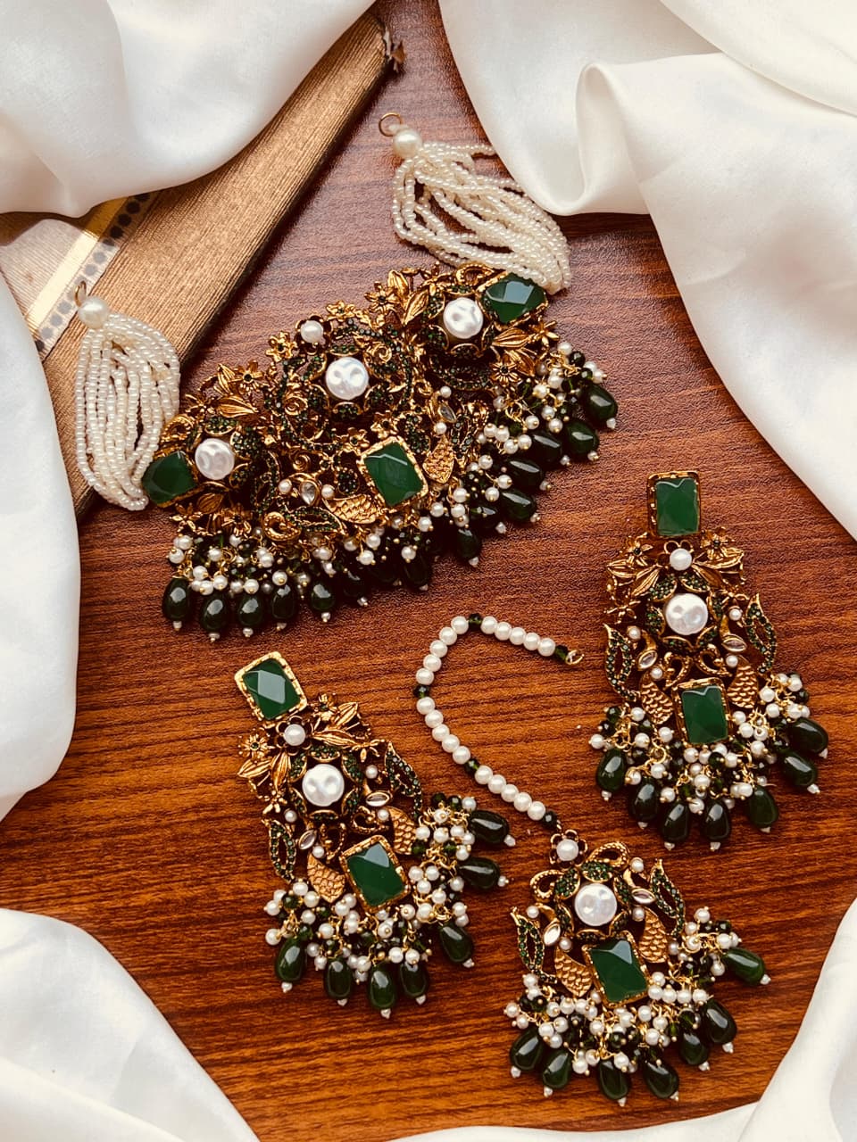 Premium Turkish Floral Choker Set