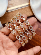 Luxury American Diamond Zircon Bangles – Premium Quality