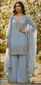 Heavy Chiffon 3-Piece Suit