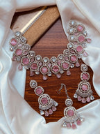 Elegant Silver Partywear Set – Women’s Jewelry