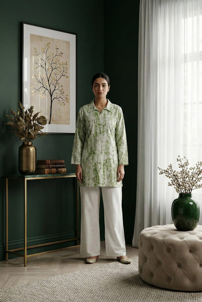 Inaaya Fabrics Textured 2-Piece Ready to Wear Suit