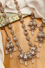 Elegant Mother of Pearl Long Mala Necklace for Women